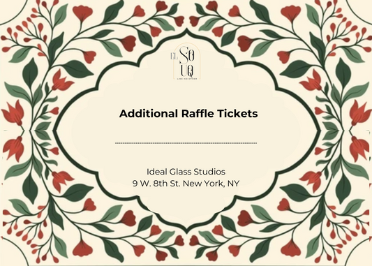 Raffle Ticket Spring/Summer Pop-Up | Ideal Glass Studios, NYC