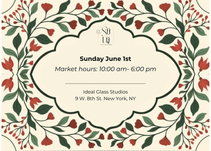 June 1 Spring/Summer Pop-Up | Ideal Glass Studios, NYC